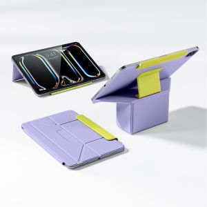 Zoyu(zoyu) | Ốp iPad Từ Tính ZOYU Color Block Hỗ Trợ Nâng Đỡ Dành Cho iPad A16 Thế Hệ 11/10 Mini 6/7 Air 5/6/7/8 Pro 11/13 - Vỏ Bảo Vệ Giả Da