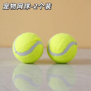 Durable Rubber Tennis Ball Dog Toy for Golden Retriever Corgi Teeth Grinding Training Pet Interactive Playtime Enrichment