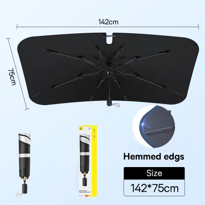 BASEUS | Baseus Car Sunshade Foldable Windshield Sunshade Curtain Car Front Window Universal Windshield Car Accessory Summer Sunshade