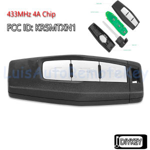 2 / 3 / 4 Buttons Smart Remote Car Key Fob 433MHz 4A Chip for Mitsubishi Outlander 2021 2022 2023 2024 FCC ID: KR5MTXN1