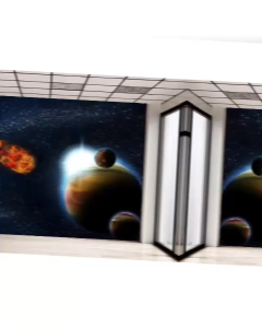 (HCM) Tranh dán tường dán trần 3d hành tinh vũ trụ galaxy có sẵn keodễ dán(có in theo kích thước yêu cầu)