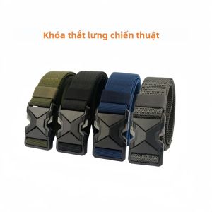 Thắt Lưng Thể Thao Chiến Thuật Nam Có Thể Điều Chỉnh Khóa Tháo Nhanh Đa Năng Huấn Luyện Ngoài Trời Thắt Lưng Leo Núi Thắt Lưng Nhựa Thông Thường Dành Cho Người Lớn Quà Tặng