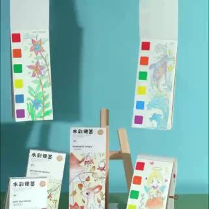[ YM ACC ] Buku Gambar Lukis Anak Cat Air Buku Cat Mewarnai Watercolour Painting