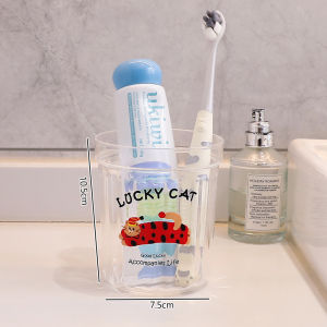 Thickened Toothbrush Cup Childrens Boys And Girls Brushing Cup Dental Care Wash Cup Home Use Mouthwash Cup High Aesthetic Value