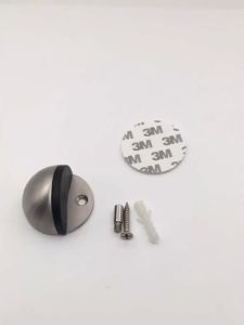 Magnetic Door Stopper with Rubber Pad Nail-Free Sticker Installation Non-Punching Design Decorative Home Décor Accessory【COD】