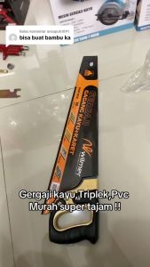 Paket Gergaji Kayu 18" Palu Kambing Gagang BESI MAGNET 8 oz Gergaji Kayu Gagang Plastik 18 Inch Meteran Karet 5 M