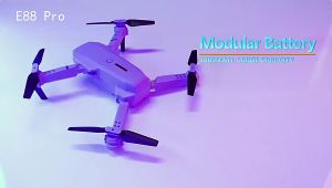 【COD】 E88/E98 Pro Original Drone 4K HD dual camera WiFi remote control high-altitude video video portable Obstacle avoidance aircraft Outdoor portable remote control drone