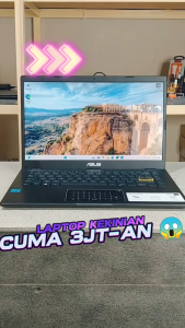 (New Series) ASUS VivoBook Go 14 E410KA Pentium Silver N6000 4Gb 128Gb Ssd 14.0\\\" FHD Windows 11 + Office 365 - (PM464)