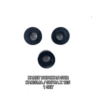 Karet Dudukan Stir KARISMA (Harga per set isi 3) - Karet Ganjal Stang Setir SUPRA X 125