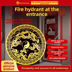 WANSHIXIANG | Feng Shui Correction Sticker for Outdoor Fixtures Door Entrance