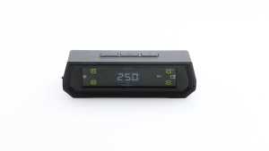T17 Tire Pressure Monitoring System Auto Security Alarm Systems Solar/USB Powered Tyre Temperature Monitor Car TPMS 4 Sensors