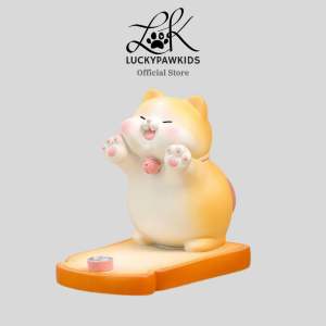 Resin Japanese Groceries ZAKKA Toast Bread Cat Lazy Mobile Phone Holder Tablet IPAD bracket