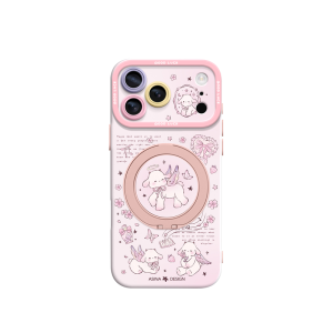 Asina | Magnetic Stand Case Liquid Silicone Compatible iPhone
