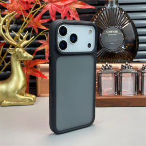 Luxury Transparent TPU Matte Case For iPhone 17 Air 17 Pro Max Camera Control Button Shockproof Clear Bumper Silicone Back Cover