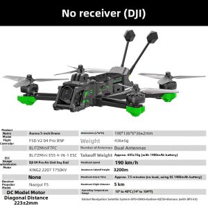 DJI O4 PRO Video Transmission Support 5-inch RC Racing Drone