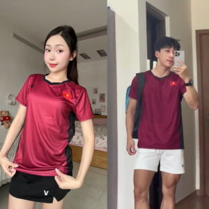 Áo Cầu Lông Quần Cầu Lông Bộ Cầu Lông Nam Nữ Chuyên Nghiệp Vải Thoáng Khí A846 - V Badwear