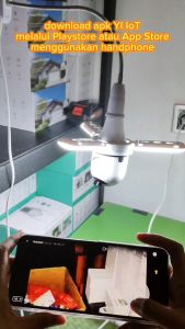 Camera CCTV Lampu Bohlam Panorama Teknobi Kamera Bulb Panorama Wifi Auto tracking