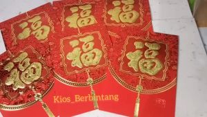 Angpau Merah Angpau T3232 03 Isi 1 Pack 6 Pcs