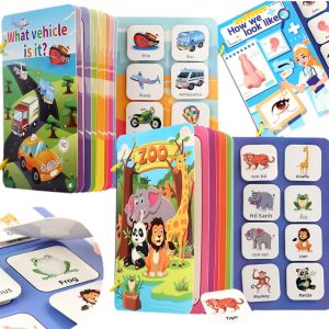 Sách Bận Rộn Montessori Cho Bé - Sách Yên Tĩnh Đầu Tiên Của Tôi - Đồ Chơi Giáo Dục Sớm Cho Trẻ Em - Trò Chơi Ghép Hình Cho Trẻ Từ 2-3 Tuổi