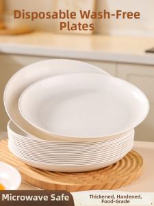 TAFUMAN | Food Grade Thickened Heat-resistant Disposable Dinner Plates