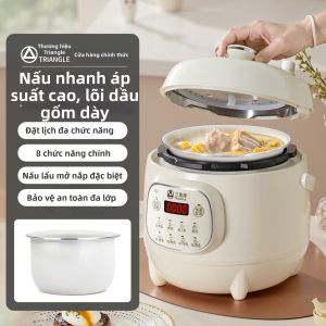 [Phích cắm dẹt] Nồi Áp Suất Tự Động Inox 316 Dành Cho 1-2 Người