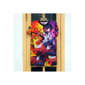 COSTUM NAMA/setelan baju naruto shipuden baju anak laki laki naruto x sasuke/ BAYAR DI TEMPAT