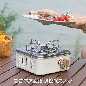 Portable Butane Gas Stove With Case Gas Stove Cassette Furnace With Carrying Case Cooking For Camping Multistage Fire Stove Easy Operation Camping Stoves Gas Saving Butane Gas Stove For Outdoor Hiking Cooking