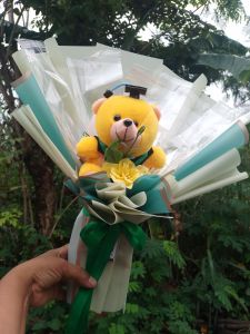 Buket boneka wisuda mix uang 5-20 slot/ buket wisuda/ buket boneka/ buket uang/ buket wisuda mix uang kosong