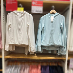 Summer 2022 Womens Short Coat Length Sun Protection Clothing Long Sleeve Breathable Anti UV Hooded Open Cardigan Style