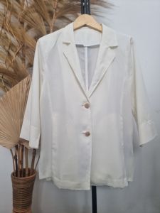 blazer wanita broker white /blazer preloved / blazer murah