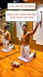 Con lăn Tập Cơ Bụng Trợ Lực Thế Hệ Mới  Bánh xe hỗ trợ tập Plank Tự Động Tiện Dụng