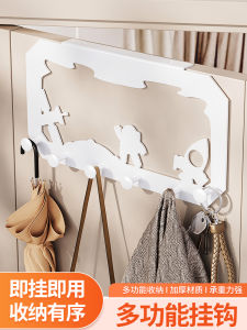 ตู้เสื้อผ้าติดประตูมุม ตู้รองเท้า กางเกง กระเป๋า ฮาร์ดแวร์ติดประตูไม่ต้องเจาะ คลิปมุมฉาก รั้วเก็บของ