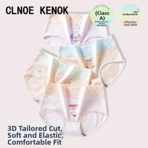 Breathable Antibacterial Cotton Underwear for Girls
