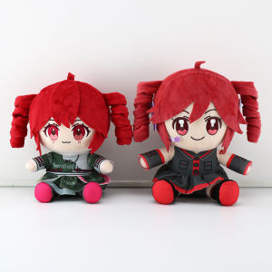 clu Kasane teto Plushie Chibi Sitting Style Cotton Doll Anime Plush Bag Charm ulc