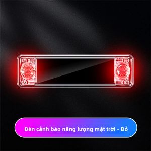 Đèn Cảnh Báo Năng Lượng Mặt Trời LED Nhấp Nháy Cho Ô Tô & Xe Máy Đèn Chạy Ban Đêm Chất Liệu ABS Điện Áp 5V