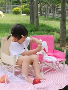 LUCKYBABE  30*31*37 CM Childrens Folding Dining Baby Chair Outdoor Table Beach Player