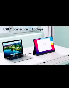 【Local Warehouse】ZSCMALL 14 Inch 2K IPS Portable Monitor，USB-C HDMI Ultra-Slim Gaming Display Built-in Stand Speakers HDR IPSwith Smart Cover for Laptop PC Mac Phone PS4/5 Travel Monitors【Delivered Whinin 72 Hours】