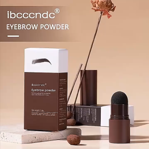 Eyebrow Powder Cetakan Alis Instan Eyebrow Stamp Alis Stempel Alis Waterproof dengan 10 Model Cetakan Alis