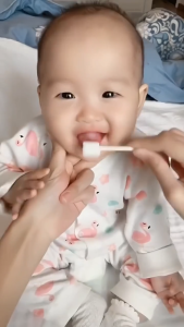 Pembersih Mulut Bayi Lidah Bayi Newborn Baby Mouth Cleaner Baby Oral Care Sikat Kapas