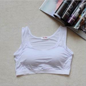 Áo Ngực Lót Modal Không Dây Ngắn Có Cỡ Cốc Nửa Thân BarT Yoga Áo Ba Lỗ Dây Đeo Vai Nhỏ Bán Chạy Cho Bé Gái