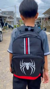 Tas Ransel Anak Cowok & Sekolah: Tas Ransel Spider & Tk Paud Sd