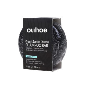 Ouhoe Organic Bamboo Charcoal Shampoo Bar Reduce Gray White Hair Deep Cleaning Repair Damaged Moisturize Improve Hair Root Repair Treatment Scalp Nourishing Formula Reduce Hair Loss Shampoo Soap Hair Care 60g - Lazada