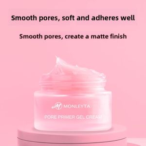 MONLEYTA | Pore Minimizing Gel Cream Makeup Primer Hydrating Oil Control Concealing Long Lasting Moisture Locking Beauty Base Gel