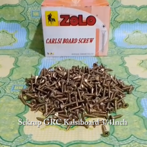 Sekrup GRC Skrup Kalsiboard Calciboard Screw 3/4 3/4In 3/4 Inch Merk ZOLO HARGA PER 10PCS