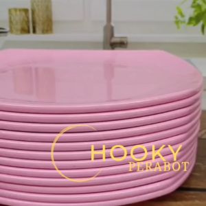 1 LUSIN PIRING KOTAK MELAMIN 9 INCH MELAMIN TEBAL TERALRIS