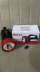 Surya Senter Tangan 2 in1 SHT L22W 20 LED SMD Baterai 4000Mah Rechargeable 14 Jam