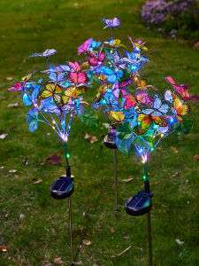 BEAUTY IN THE LIGHT | Color-changing Waterproof Butterfly Shape Garden Decorative Light