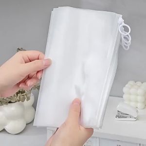 10/20/50pcs Reusable Practical Storage Bag Portable Pull Tab Frosted Packaging Bag Waterproof Thick Zipper Sealing Bag