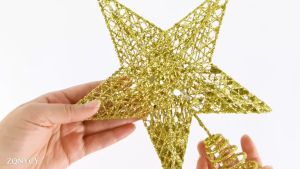 2026 2027 New Arrival Gold Glitter Christmas Tree Topper Iron Star Christmas Decorations For Home Xmas Tree Ornaments New Year