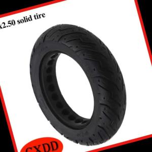 Wear-resistant 10x2.50 honeycomb solid tire for 10 inch electric scooter made of high elasticity rubber